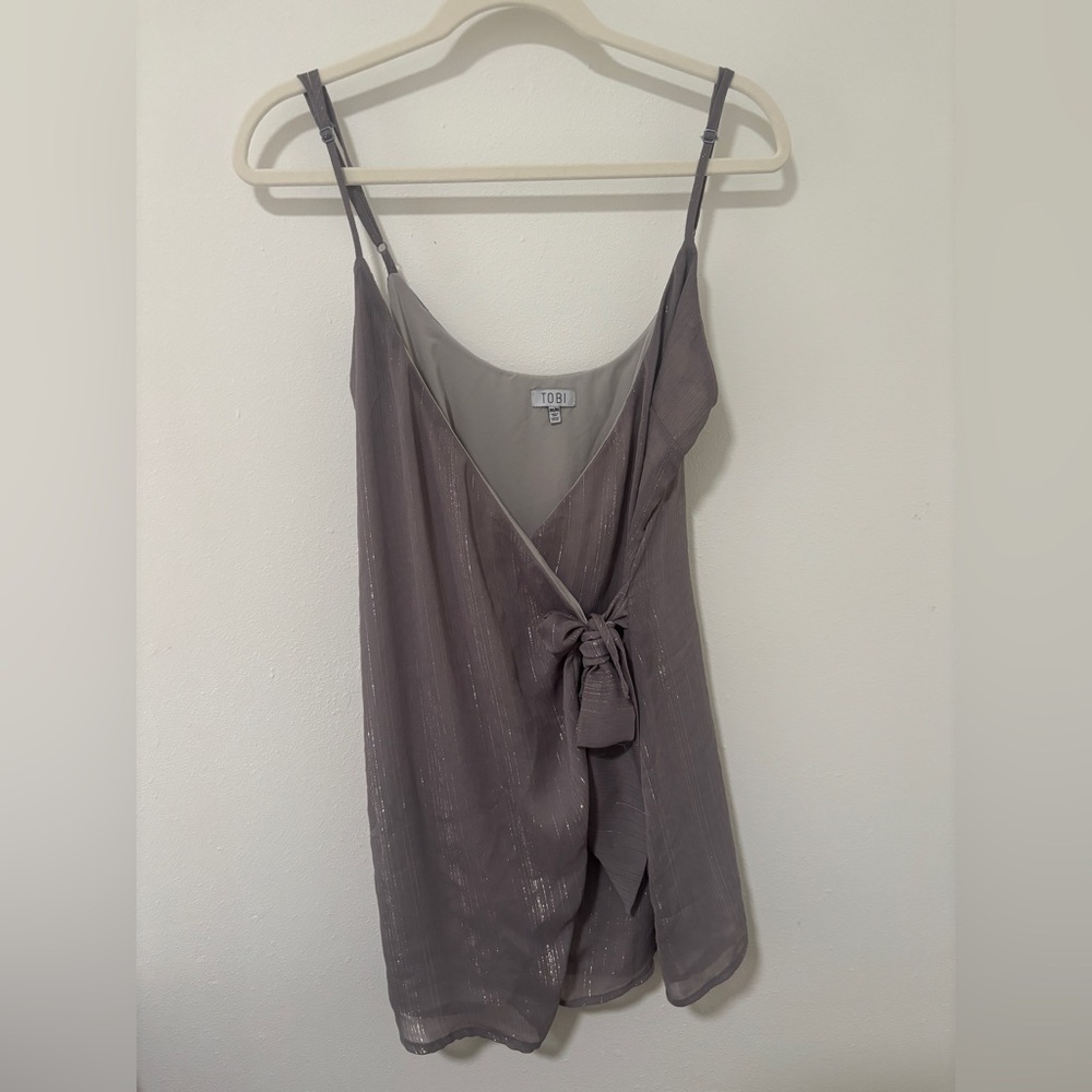 Elegant Gray Women's Dress